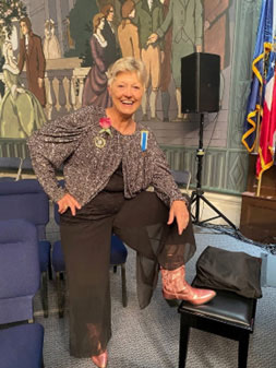 Chapter Regent, Ruth Anderson at the piano